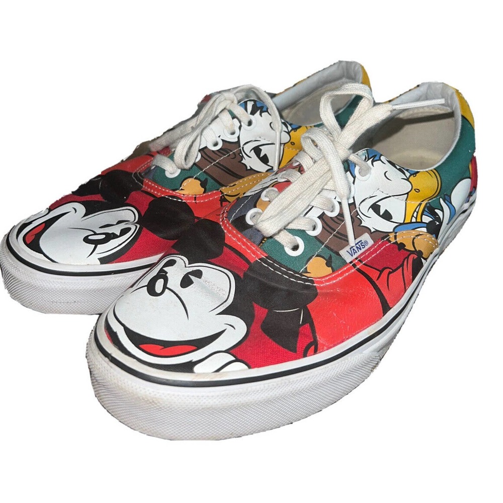 Vans Mickey and Friends Disney Mens Sz 11 USED GOOD CONDITION